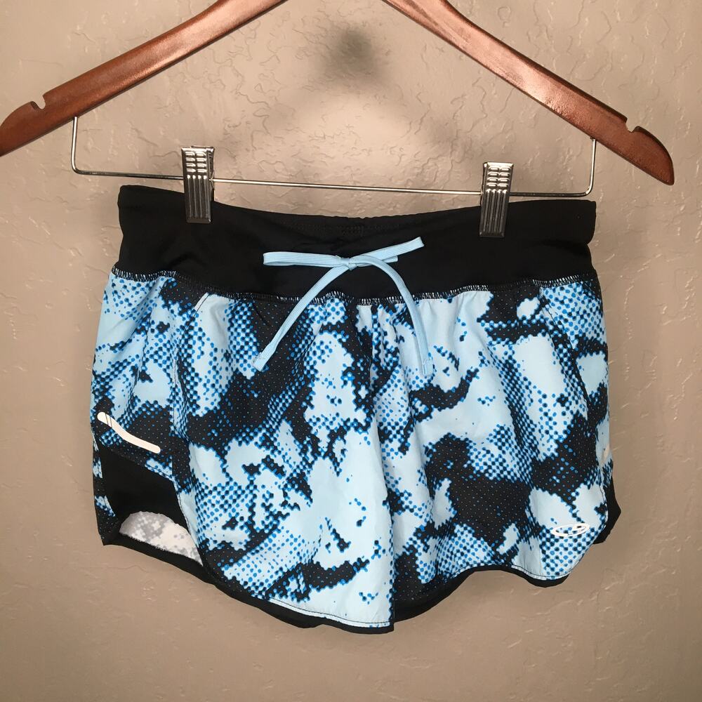 C9 Champion Women’s Size XS Shorts Athletic Running Sports Tie Die Blue